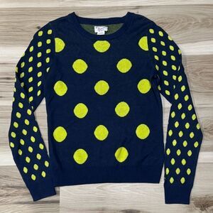Original Penguin Polka Dot Knit Blue Green Sweater Women’s Small
